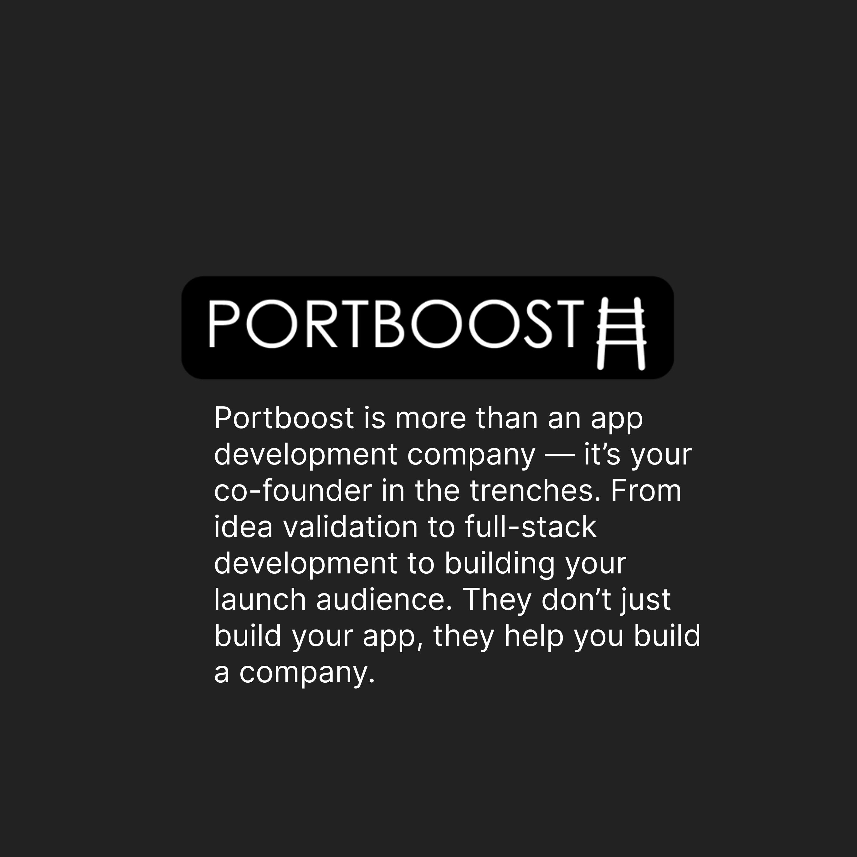 PortBoost UI 1